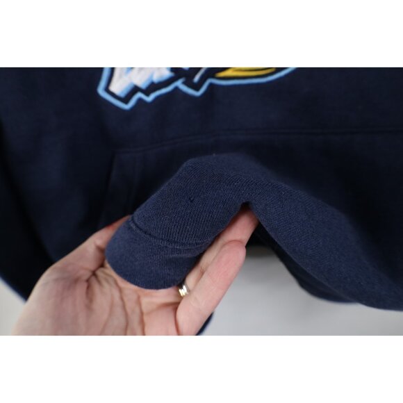 Vtg Y2K Mens Medium Minor League Toledo Walleye Hockey Jersey Hoodie Sweatshirt - Picture 10 of 16